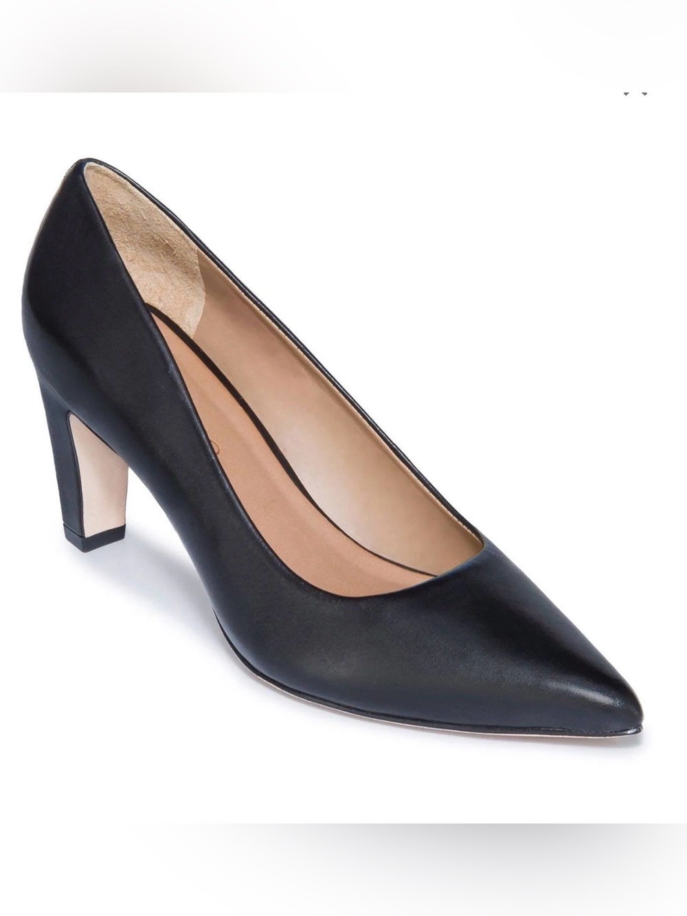 Bernardo Classic Pointed-Toe Mid Heel Pump size 8
